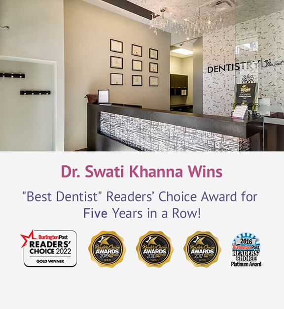 Mobile Banner Office and Awards of the best dentist in the area
